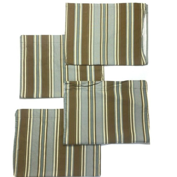 4 Custom Made Colonial Mills Curtains Panels Blue - Picture 1 of 5